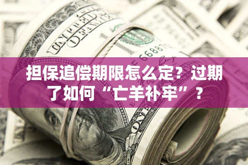 济南担保追偿期限怎么定？过期了如何“亡羊补牢”？